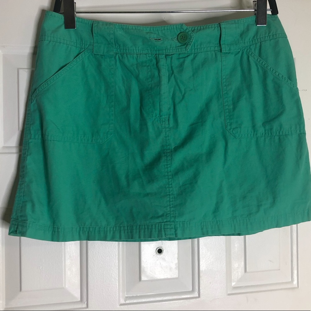 New York & Company teal mini skirt